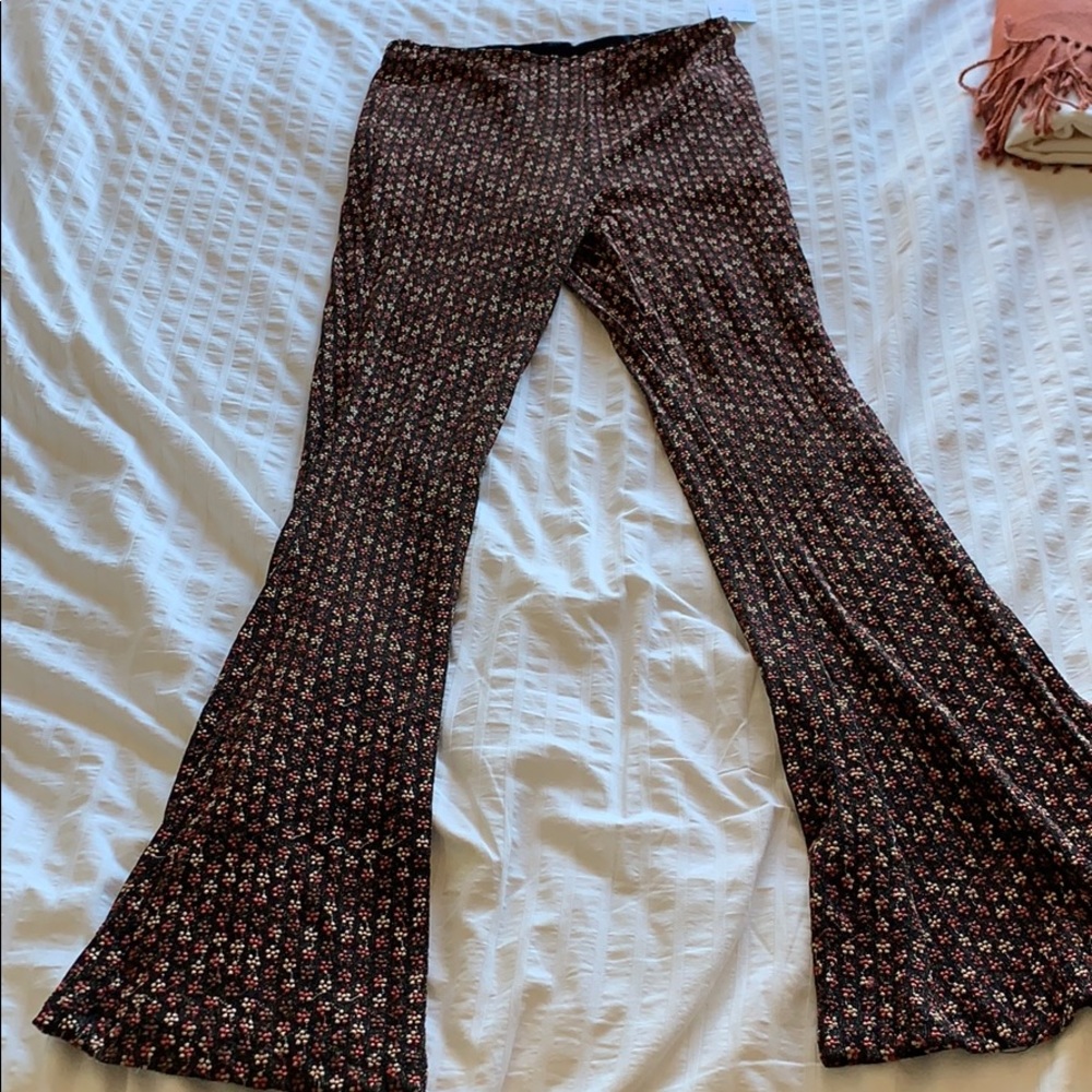 Free people stretchy flare pants